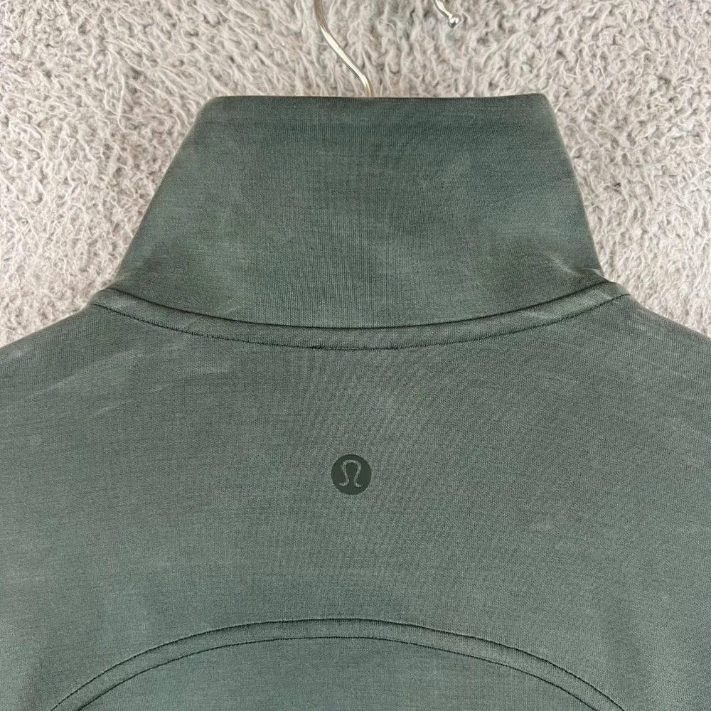 Lululemon Scuba Oversized Half-Zip Pullover Green LW3IDXS Size 6